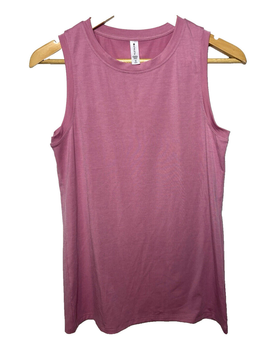 Athleta Tank Top Womens XSmall Pink Sleveless Crew Neck Activewear